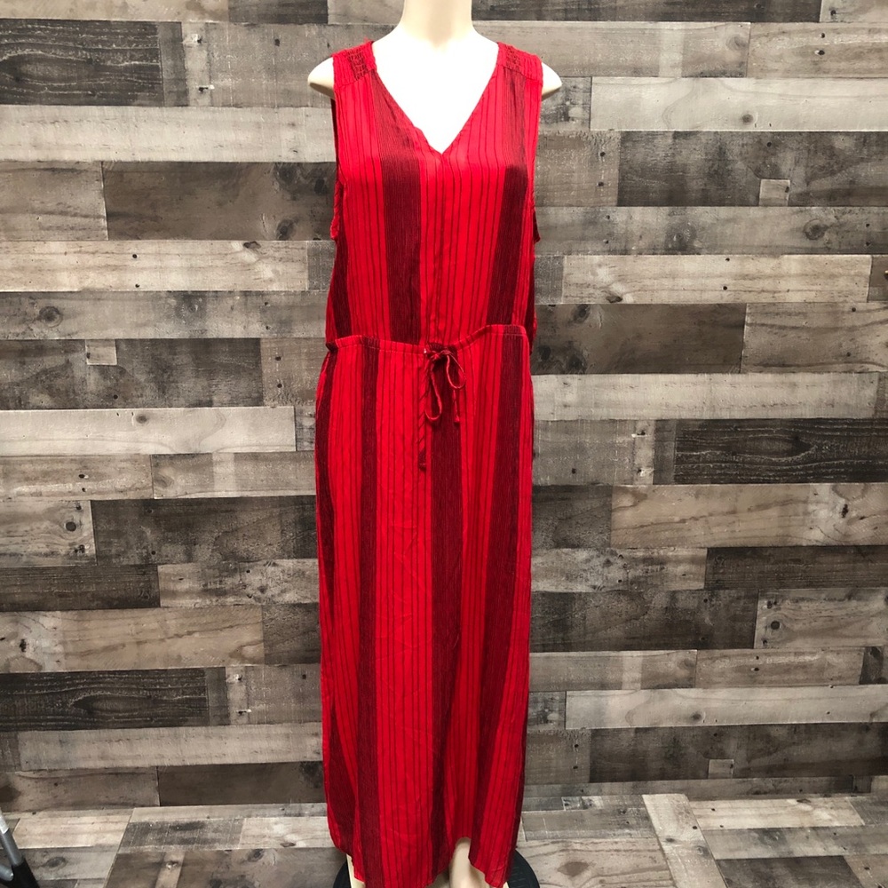 Universal Thread Red Black Maxi Dress XXL NWOT